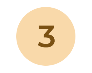 Circle with number 3