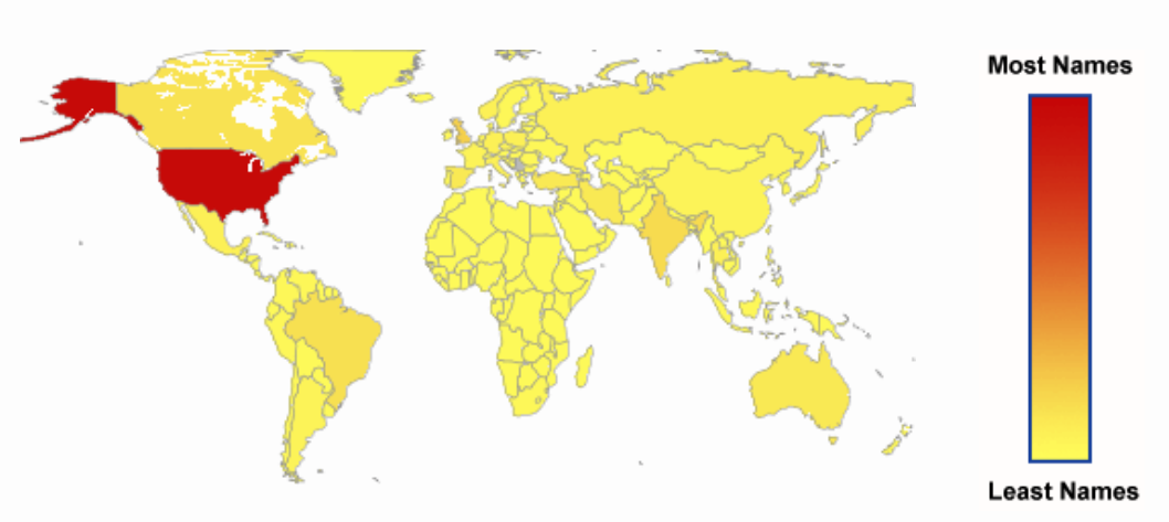 World Participation Map