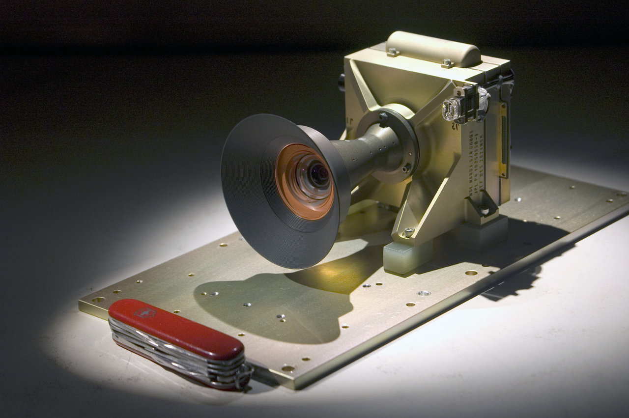 This Mars Descent Imager (MARDI) camera is on the Curiosity rover of NASA's Mars Science Laboratory mission.