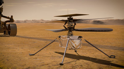 Artist's concept of the Mars Helicopter