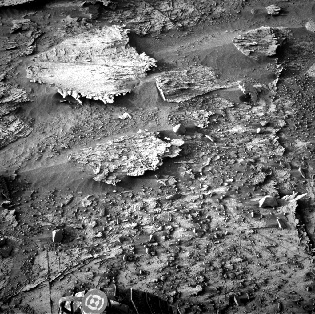 This image was taken by Left Navigation Camera onboard NASA's Mars rover Curiosity on Sol 3383. 