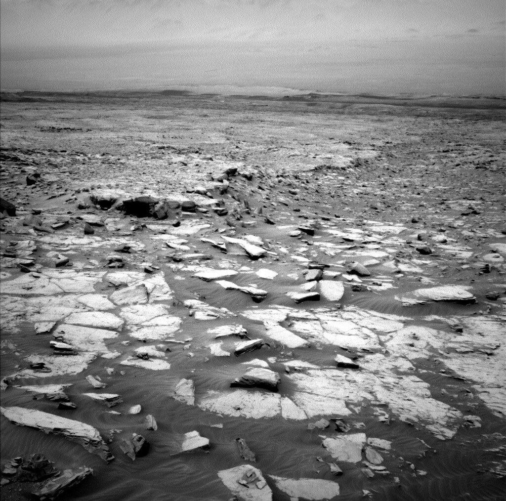 This image was taken by Left Navigation Camera onboard NASA's Mars rover Curiosity on Sol 3406. 