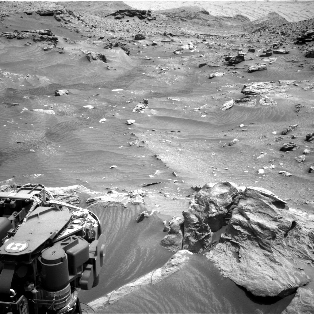 This image was taken by Right Navigation Camera onboard NASA's Mars rover Curiosity on Sol 3440. 