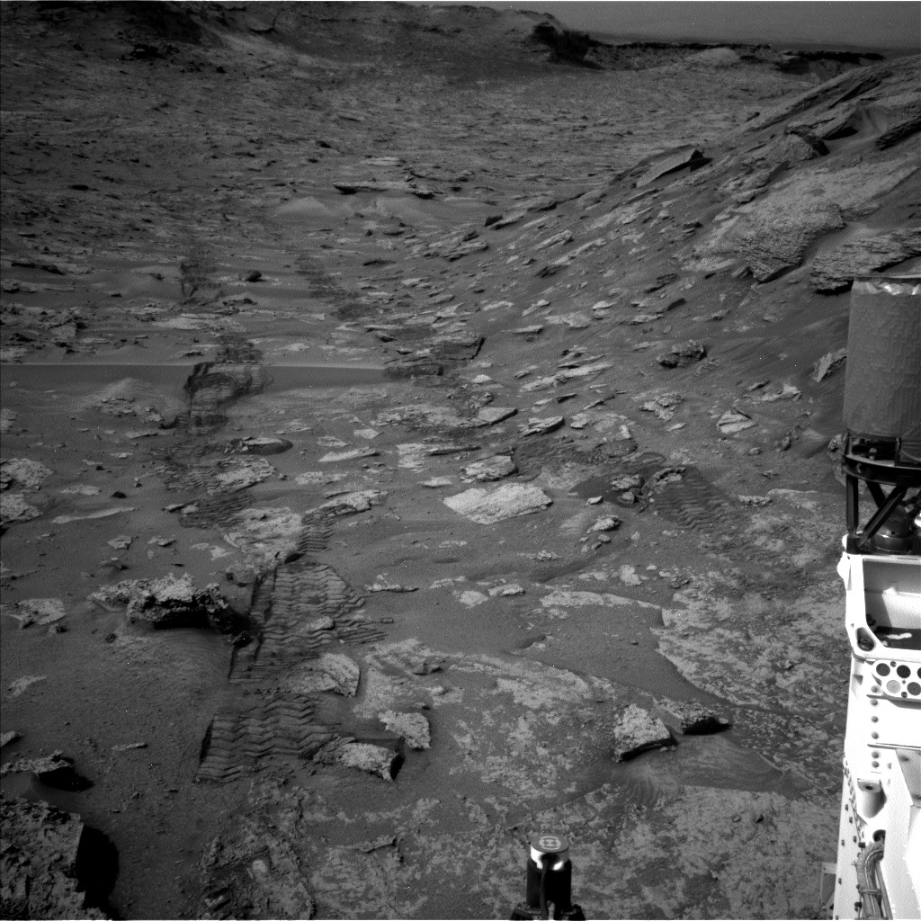 This image was taken by Left Navigation Camera onboard NASA's Mars rover Curiosity on Sol 3467. 