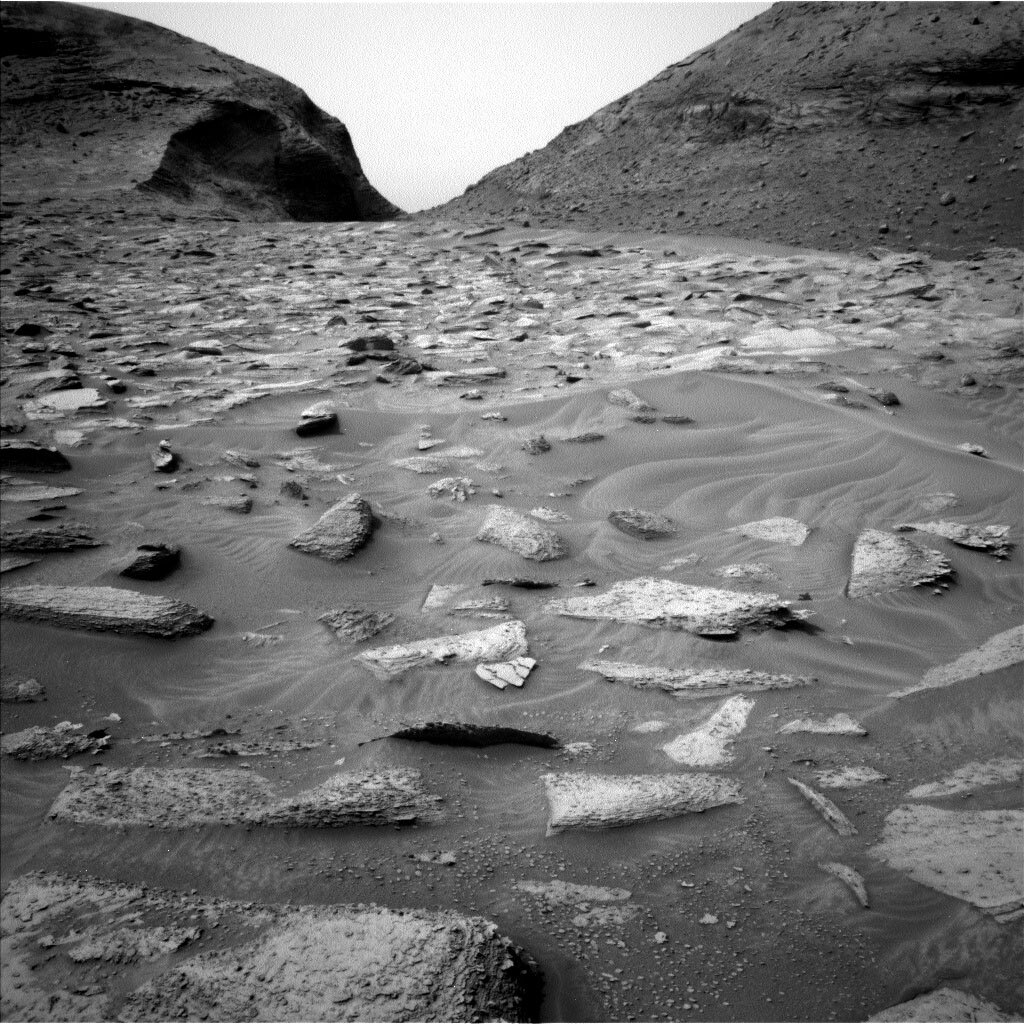 This image was taken by Left Navigation Camera onboard NASA's Mars rover Curiosity on Sol 3626.