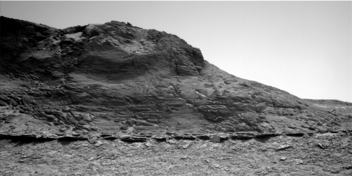 This image was taken by Left Navigation Camera onboard NASA's Mars rover Curiosity on Sol 3703.