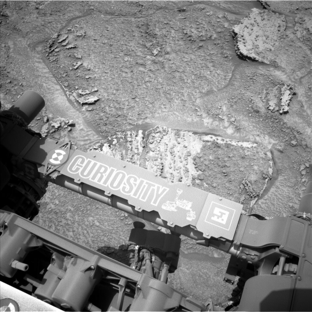 This image was taken by Left Navigation Camera onboard NASA's Mars rover Curiosity on Sol 3714. 