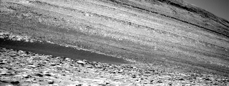 This image was taken by Left Navigation Camera onboard NASA's Mars rover Curiosity on Sol 3881.