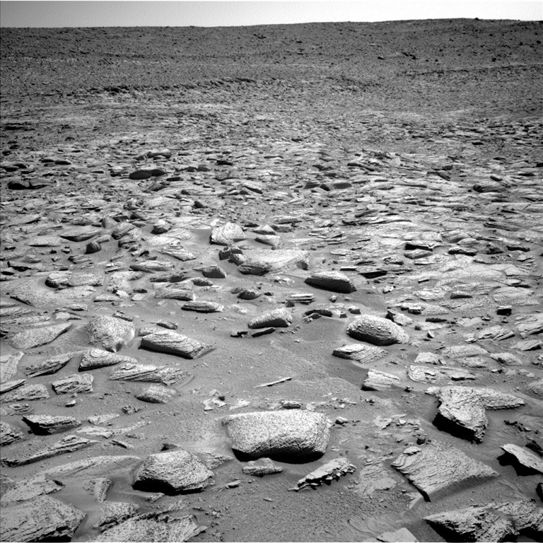 This image was taken by Left Navigation Camera onboard NASA's Mars rover Curiosity on Sol 3894.