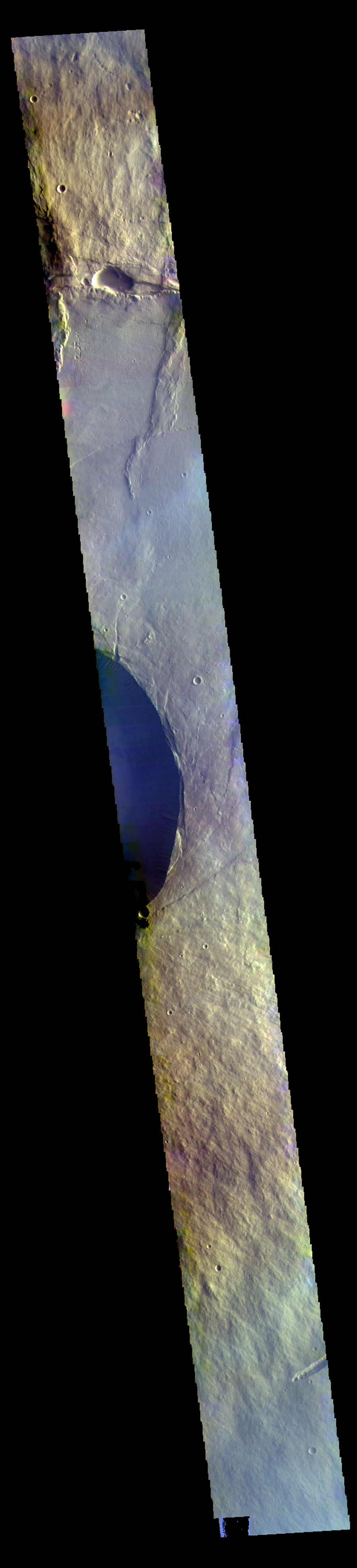 Pavonis Mons - False Color