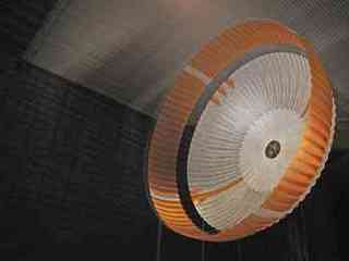 Open Parachute During Tests for Mars Science Laboratory
