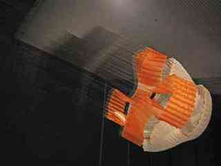 Parachute Opening During Tests for Mars Science Laboratory