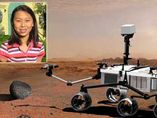 Clara Ma, winner of the Mars Science Laboratory naming contest.