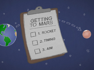 Mars in a Minute: How Do You Get to Mars?