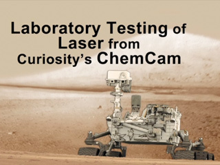 Lab Testing of Curiosity's Laser