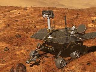 NASA's twin robot geologists, the Mars Exploration Rovers, will launch toward Mars in 2003 in search of answers about the history of water on Mars.