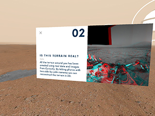 Access Mars info tile