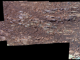 Wind's Marks in "Perseverance Valley" (Enhanced Color)