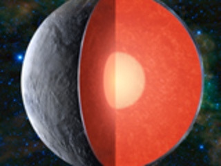 Artist rendition of the formation of rocky bodies in the solar system - how they form and differentiate and evolve into terrestrial planets.