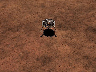 Animation showing Landing of InSight