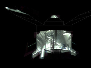 This is an unannotated selfie of the MAVEN spacecraft.