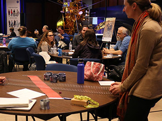 Educators participate in a teacher's workshop on March 10, 2018, at NASA's Jet Propulsion Laboratory in Pasadena, California. 
