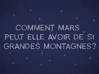 Pourquoi les plus hauts sommets du système solaire se trouvent-ils sur l'un de ses plus petits corps planétaires? Comme pour toute planète, l’aspect de la surface martienne est liée à ce qui se passe en profondeur. 