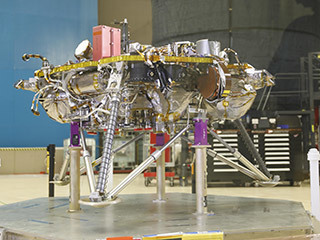 Once NASA's InSight Mars lander enters the Martian atmosphere and approaches the planet's surface, propulsive landing gear will slow the spacecraft down to about 5.5 mph (8.8 km/h) and safely set it down on the surface of the Red Planet.