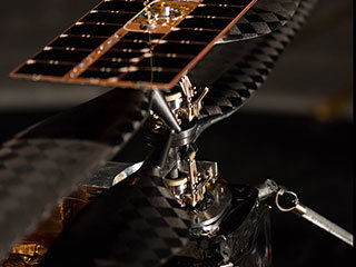 Close-up view of the Mars Helicopter