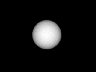 This series of images shows the Martian moon Phobos as it crossed in front of the Sun, as seen by NASA's Curiosity Mars rover.