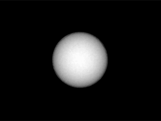 This series of images shows the Martian moon Deimos as it crossed in front of the Sun, as seen by NASA's Curiosity Mars rover.