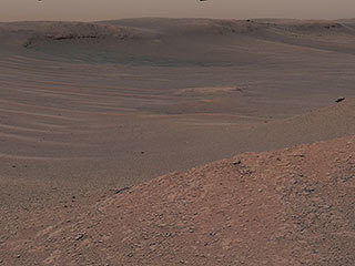 The Mast Camera (Mastcam) on NASA's Curiosity Mars rover captured this mosaic as it explored the clay-bearing unit.