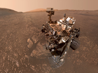 NASA's Curiosity Mars rover took this selfie on May 12, 2019