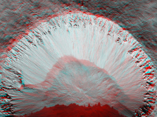 This image covers a "fresh-looking" impact crater