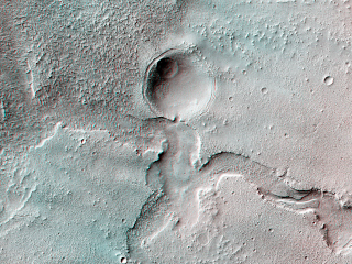 Lucus Planum is a part of the enigmatic Medusa Fossae Formation, a broad, soft, and easily eroded deposit.