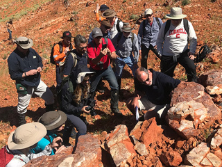 NASA and ESA scientists study stromatolites, the oldest confirmed fossilized lifeforms on Earth, in the Pilbara region of North West Australia.