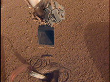 NASA InSight recently moved its robotic arm closer to its digging device, called the "mole," in preparation to push on its top, or back cap.