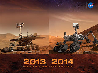 2013 - 2014 Mars Calendar