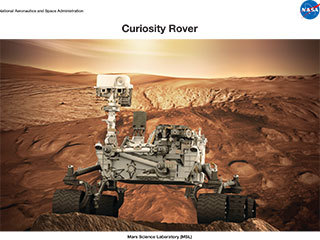 Curiosity's Pre-Landing Lithograph