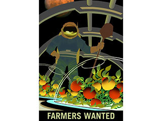 Farmers Wanted for Survival on Mars Poster