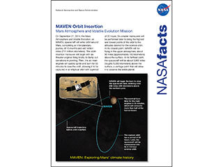 MAVEN fact sheet
