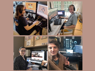 MSL team members working remotely 