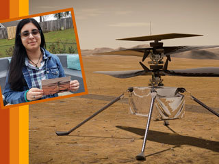 Vaneeza Rupani and the Mars Helicopter