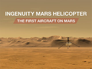 NASA's Ingenuity Mars Helicopter will make history's first attempt at powered flight on another planet next spring. It is riding with the agency's next mission to Mars (the Mars 2020 Perseverance rover).