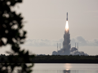 The rocket with NASA’s Mars 2020 Perseverance rover onboard launches from KSC