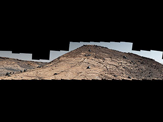 wide panorama of Mars