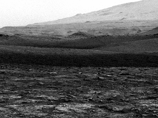 Dust devil on Mars