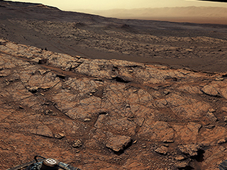 A stunning panorama of Mars