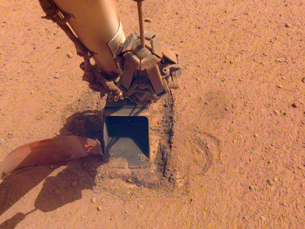 InSight's mole on Mars