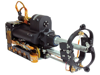 A rotary percussive corer drill 